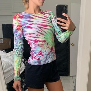 Custom Tie dye long sleeve